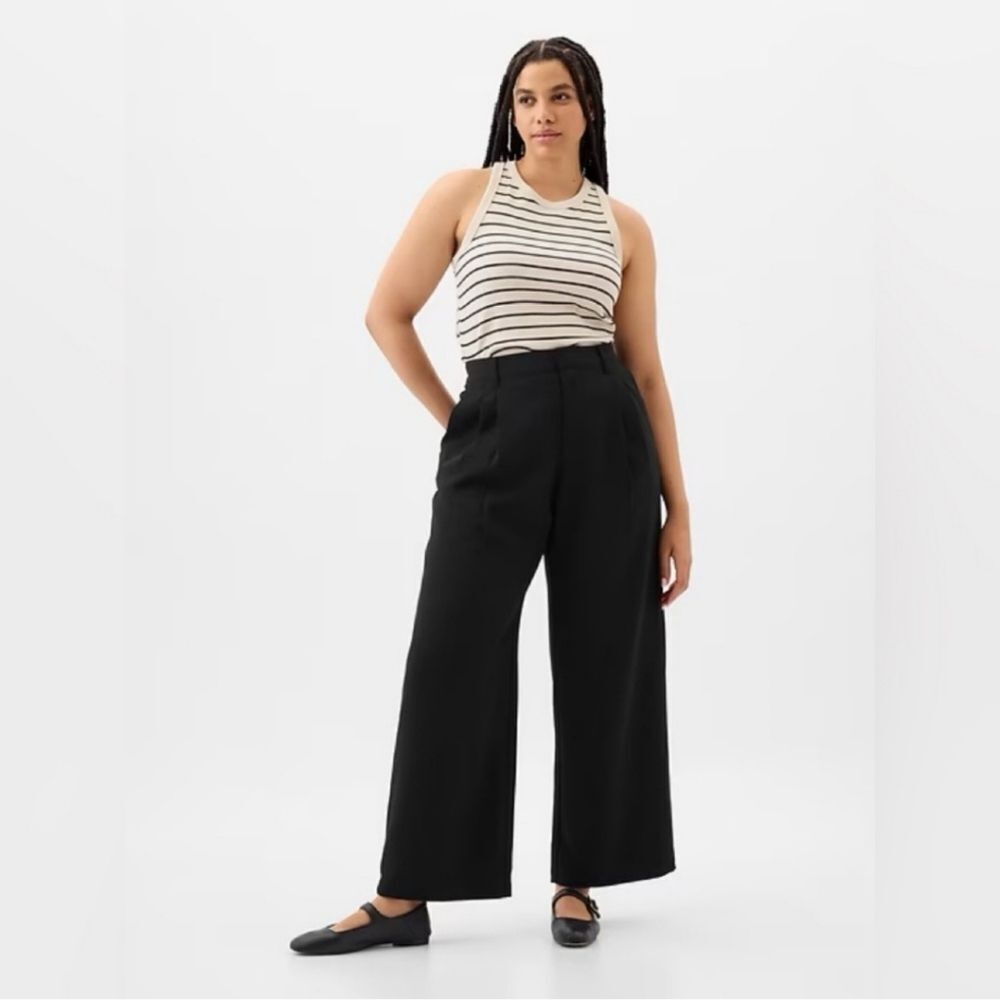 GAP Easy Crepe Trousers, Black, Size 16, New With Tags Attached, Never Been Worn - Picture 1 of 10